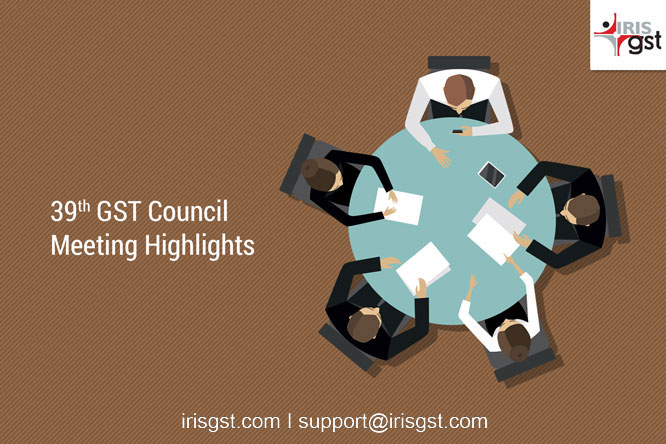 39th GST Council Meeting Highlights