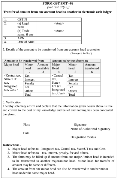 Form PMT-09