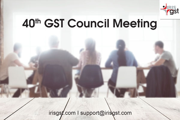 40 GST Council Meeting