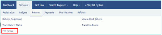 Services ITC Form