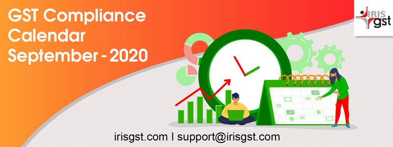 GST Compliance Calendar September 2020-Blog