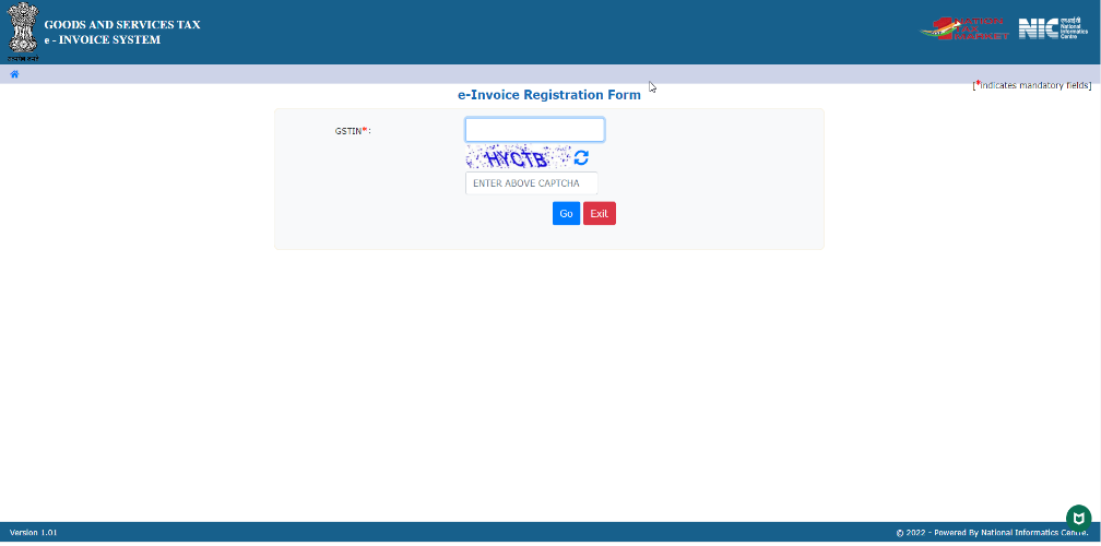 registration form