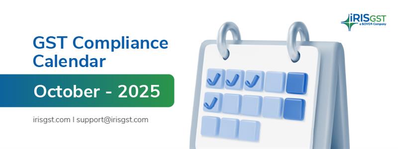 GST Compliance Calendar – October 2025